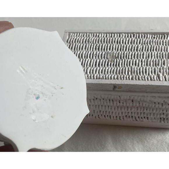 Wicker White Furniture Vtg 5 pc Set 1:12 Dollhouse Miniature + Accessories Decor - Picture 5 of 11